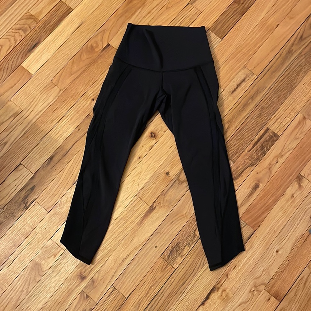 Womens Black lululemon leggings